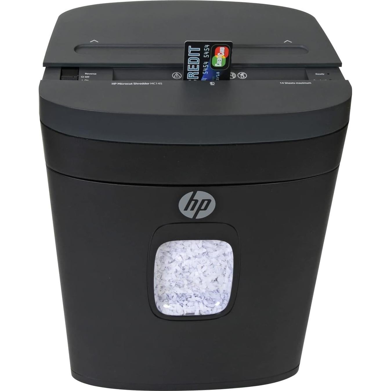 Trituradora de Papel Micro Corte HP 14 Hojas 19L para Casa