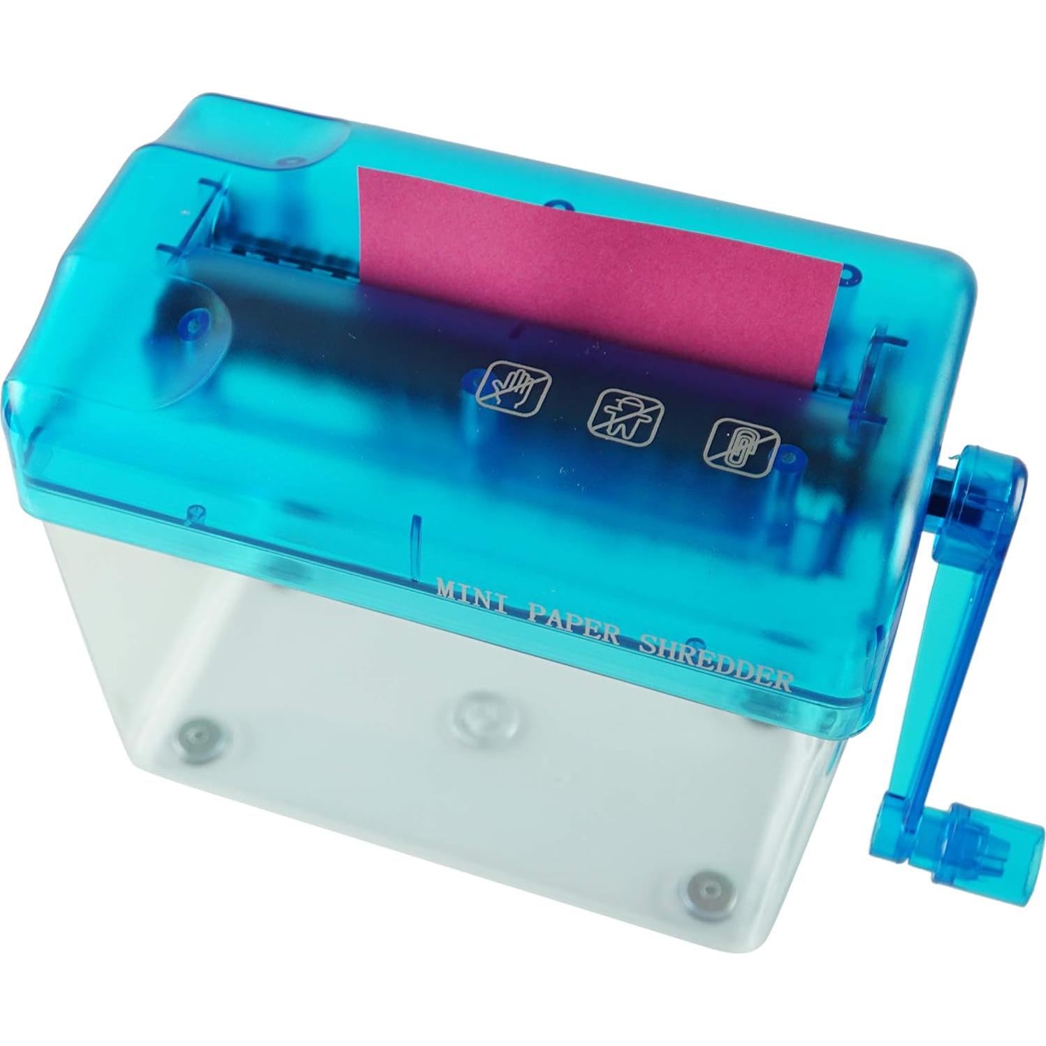 Trituradora de Papel Manual Home-X SH1823, 448g, 9.5x16.5cm