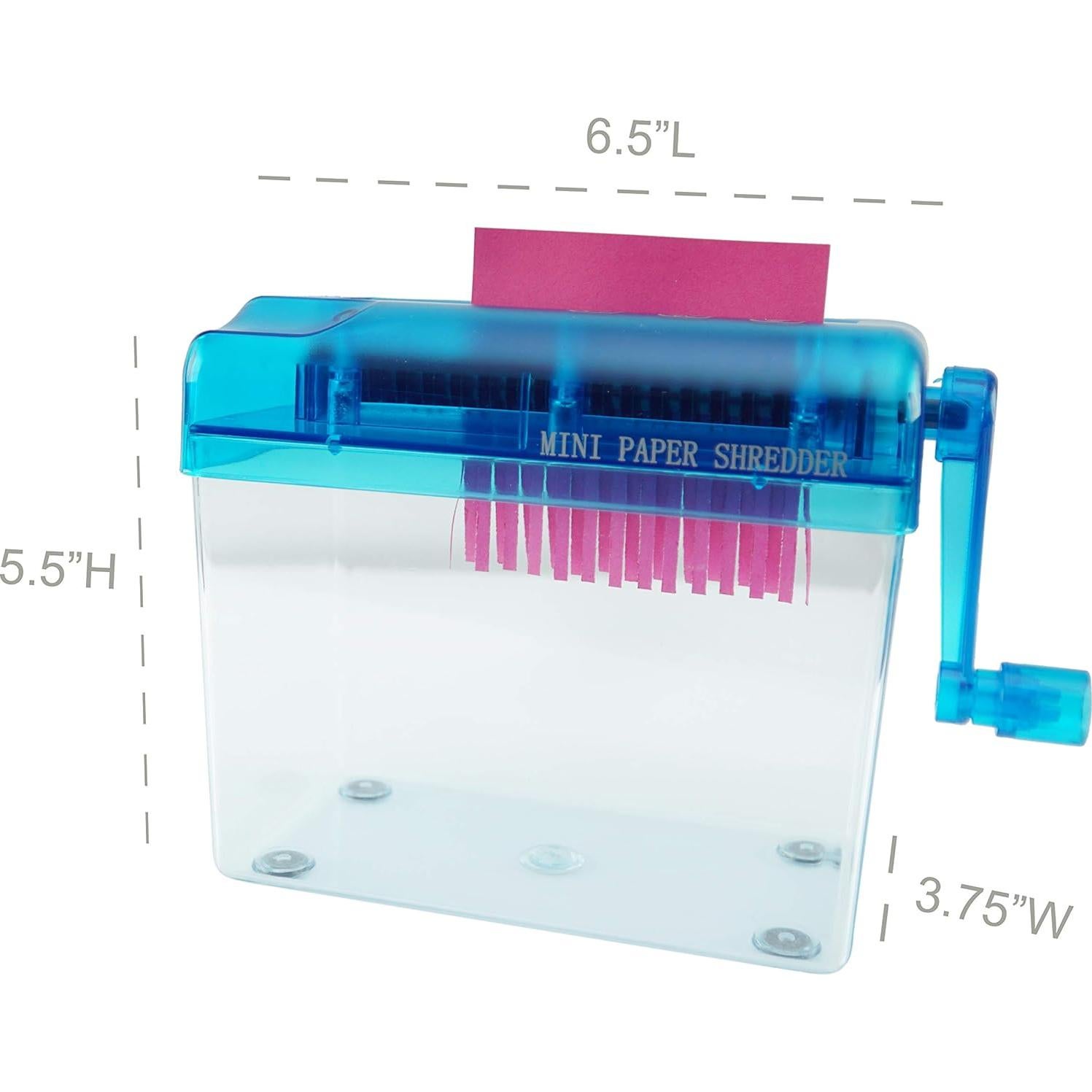 Trituradora de Papel Manual Home-X SH1823, 448g, 9.5x16.5cm