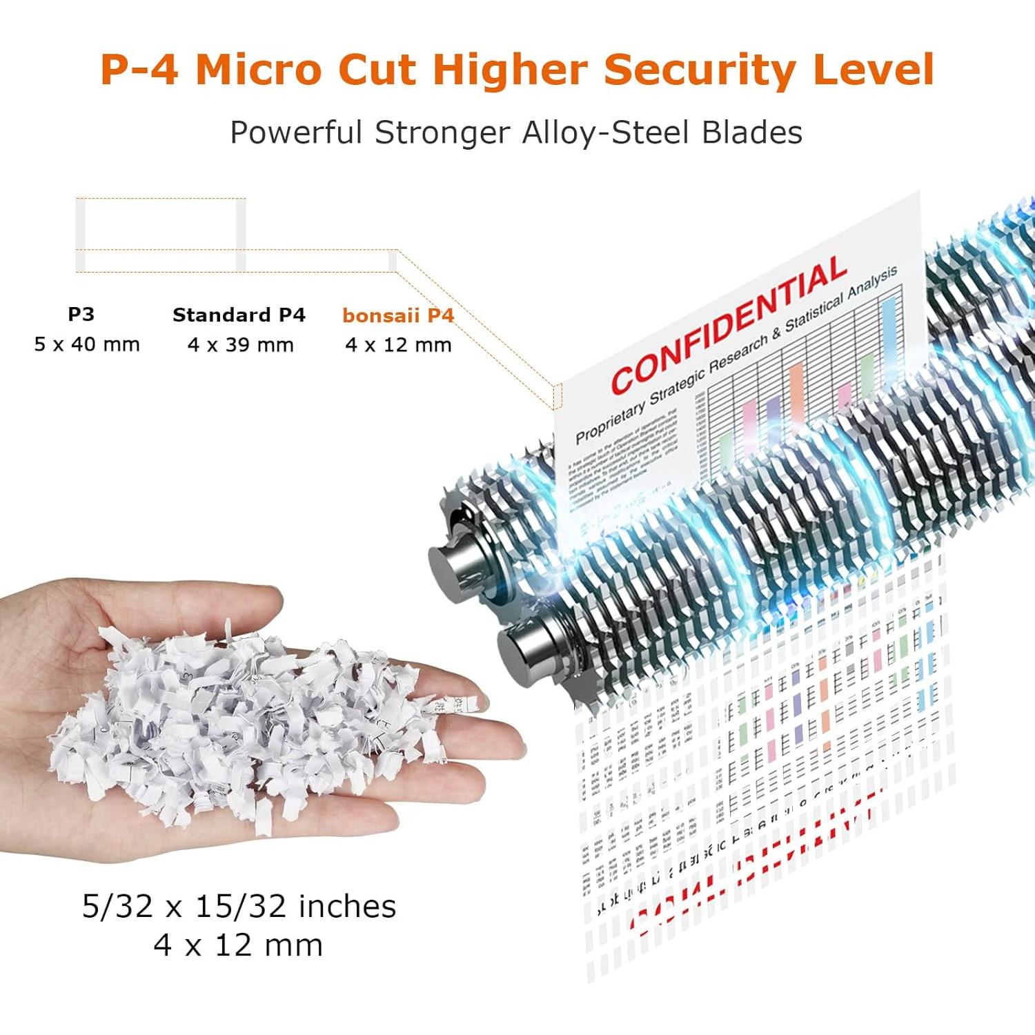 Trituradora Bonsaii de Corte Cruzado 15 Hojas 5 Galones