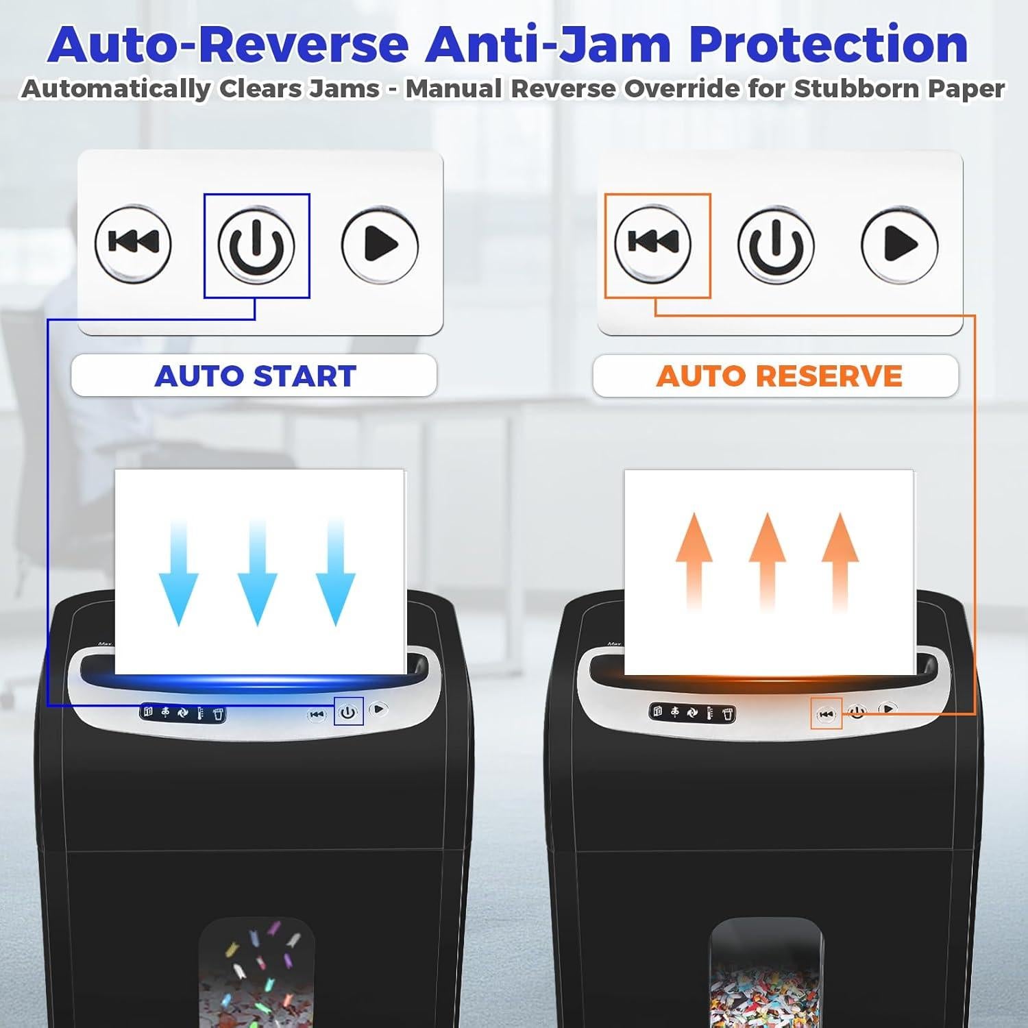 Destructora de papel OFITECH micro-corte 18 hojas 30L P-4