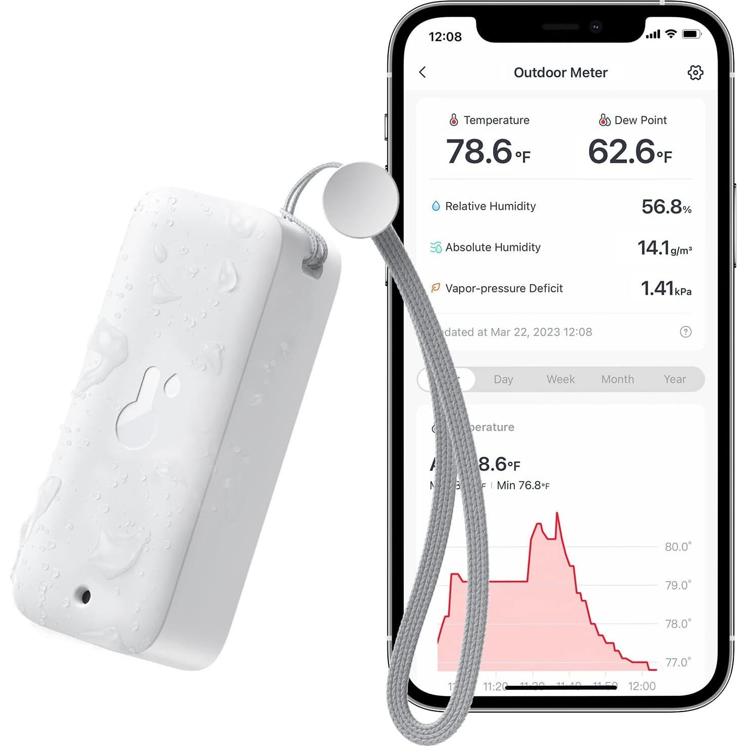 SwitchBot Medidor Pro de Temperatura y Humedad Bluetooth