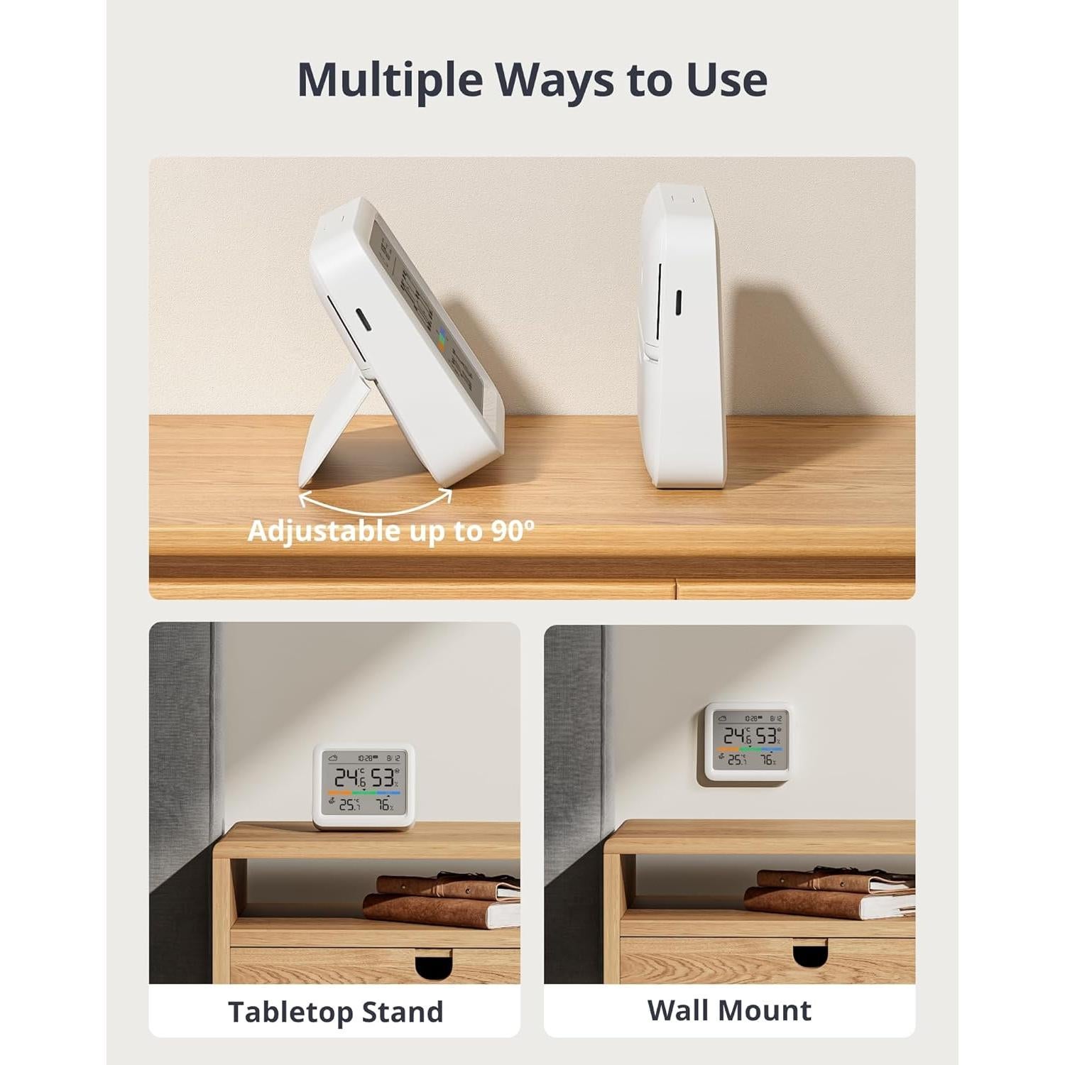 SwitchBot Medidor Pro de Temperatura y Humedad Bluetooth