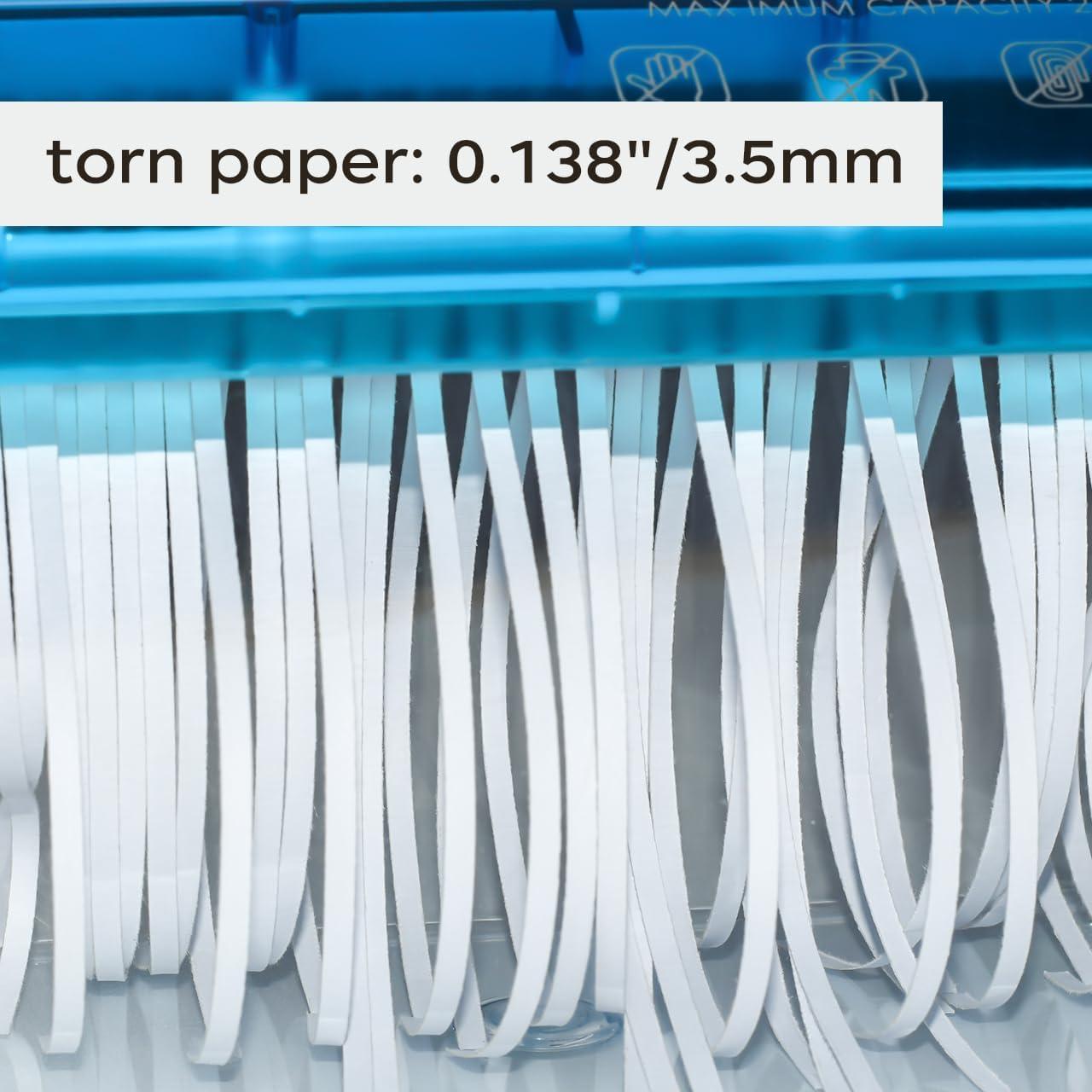 Trituradora Manual de Papel A4 JIKIOU Azul Portátil