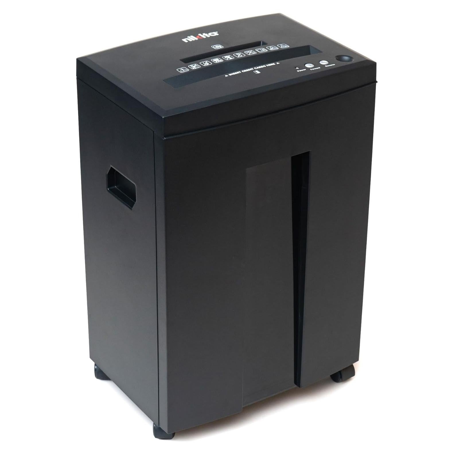 Destructora de Papel Nikita 18 Hojas Ultra Silenciosa 15.06 kg