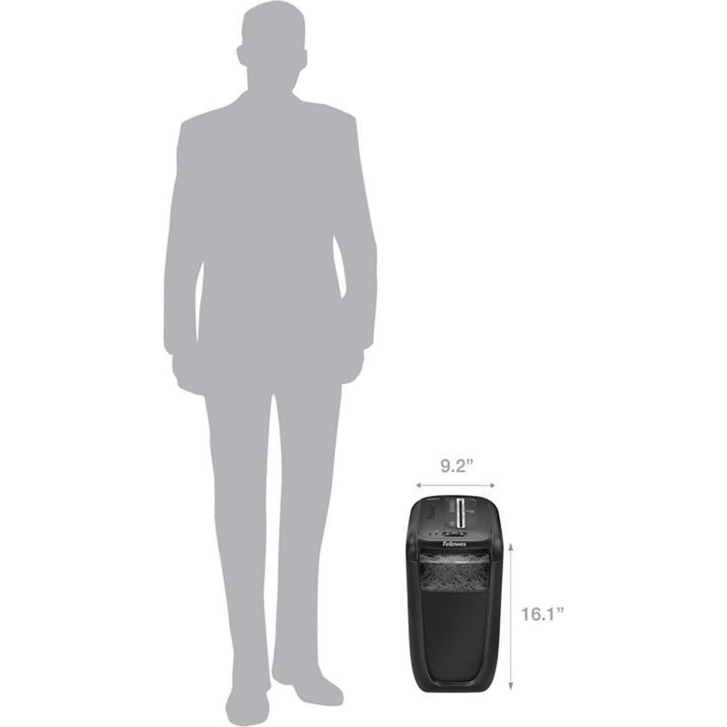 Destructora de papel Fellowes Powershred 60Cs 10 hojas corte cruzado