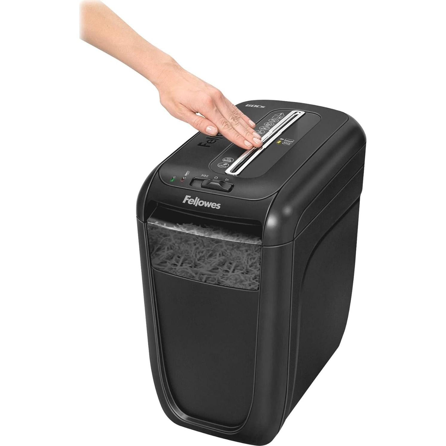 Destructora de papel Fellowes Powershred 60Cs 10 hojas corte cruzado