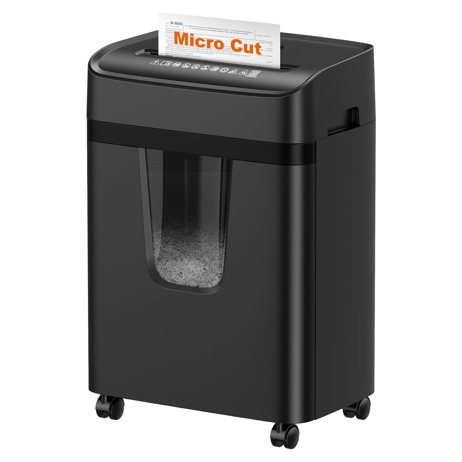 Trituradora de Papel Micro-Corte Bonsaii C282-B 12 Hojas 5.5 Gal