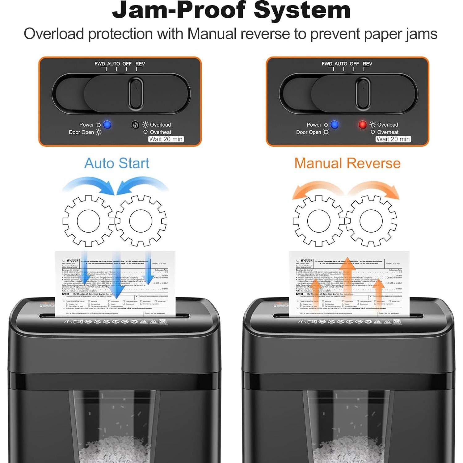 Trituradora de Papel Micro-Corte Bonsaii C282-B 12 Hojas 5.5 Gal