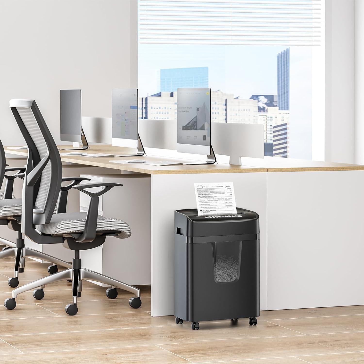 Trituradora de Papel Micro-Corte Bonsaii C282-B 12 Hojas 5.5 Gal