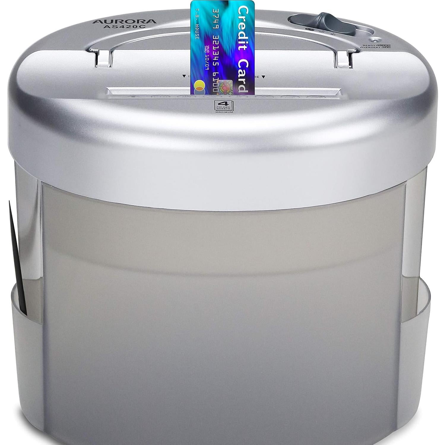 Destructora de papel Aurora AS420C corte en cruz 4 hojas