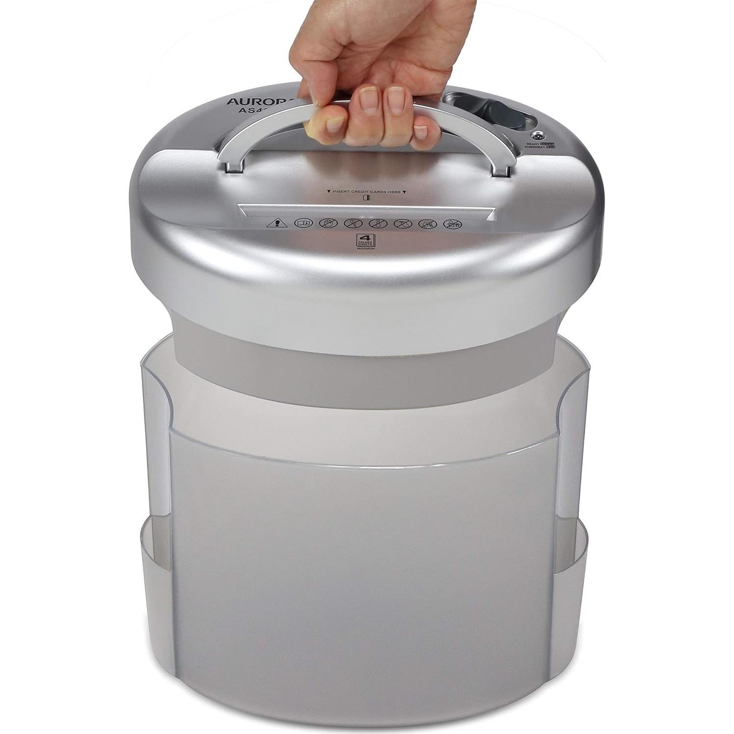 Destructora de papel Aurora AS420C corte en cruz 4 hojas