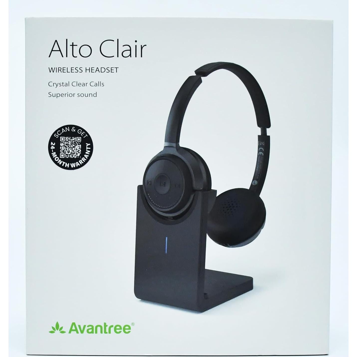 Auriculares Bluetooth Avantree Alto Clair con micrófono y carga