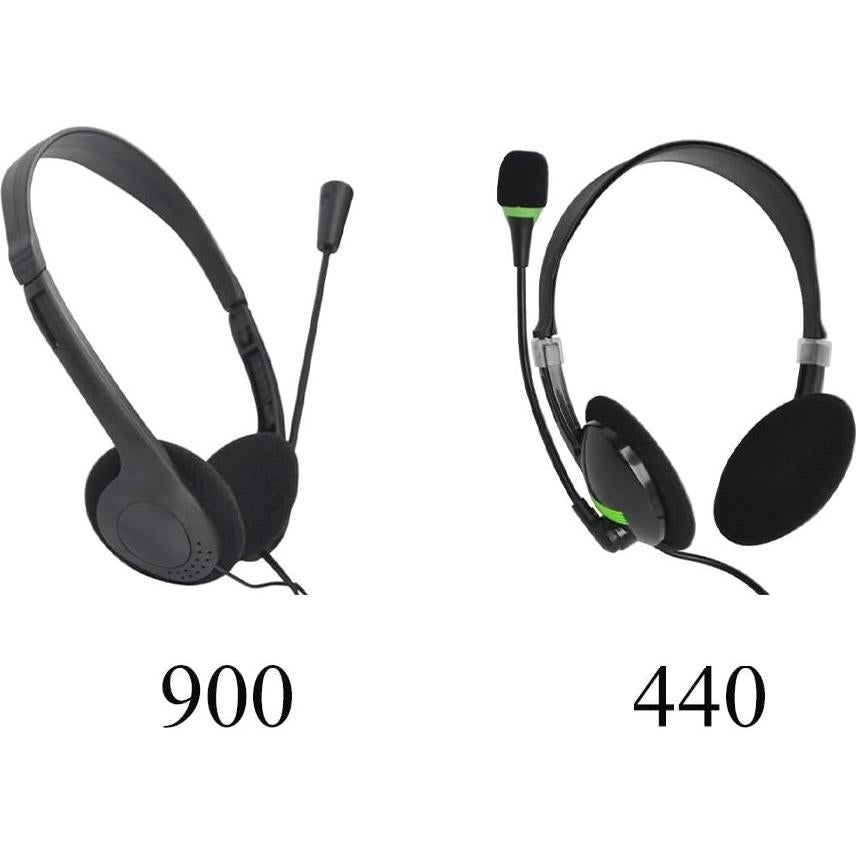 Auriculares USB CALIDAKA con Micrófono, Livianos y Ajustables