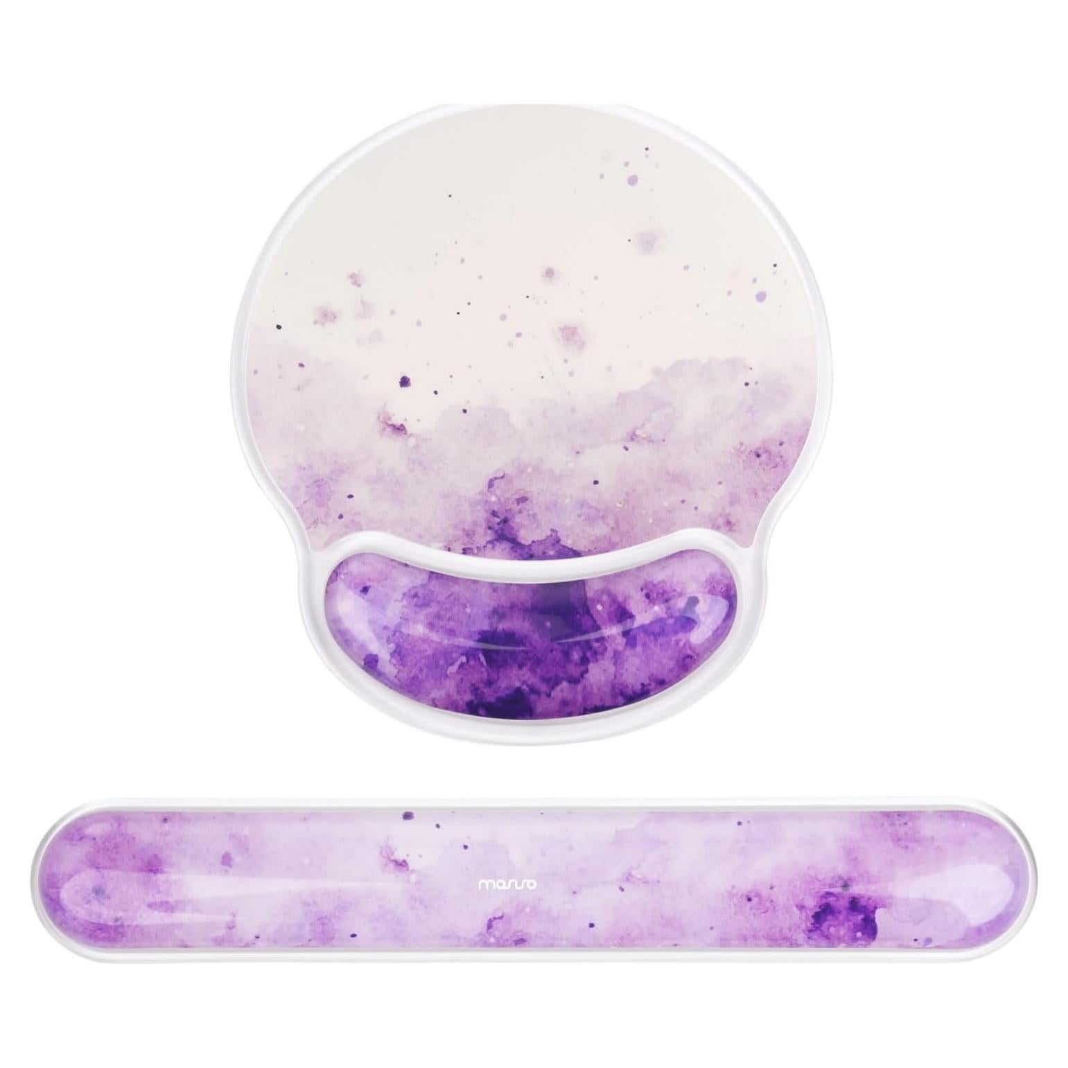 Soporte de Reposamuñecas de Gel MOSISO Morado Ergonómico