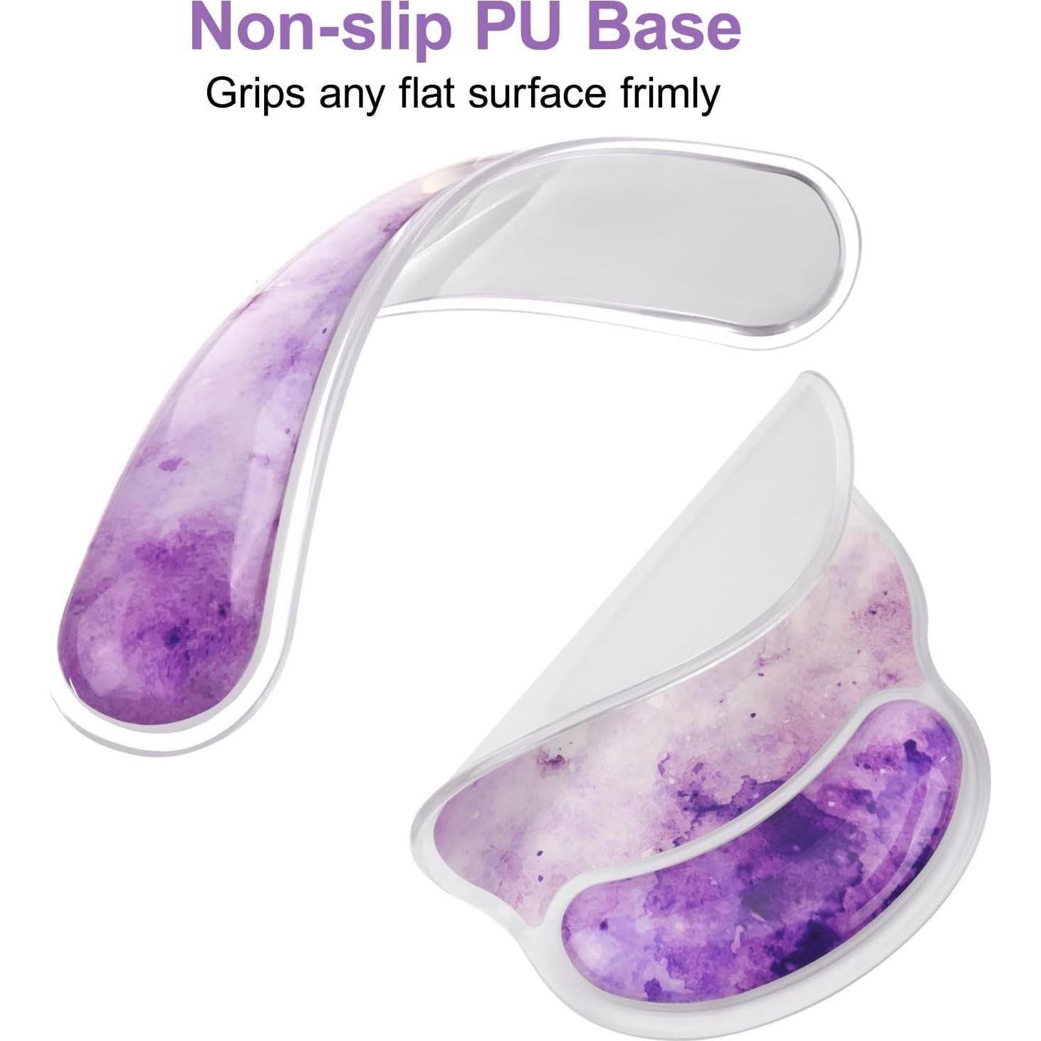 Soporte de Reposamuñecas de Gel MOSISO Morado Ergonómico
