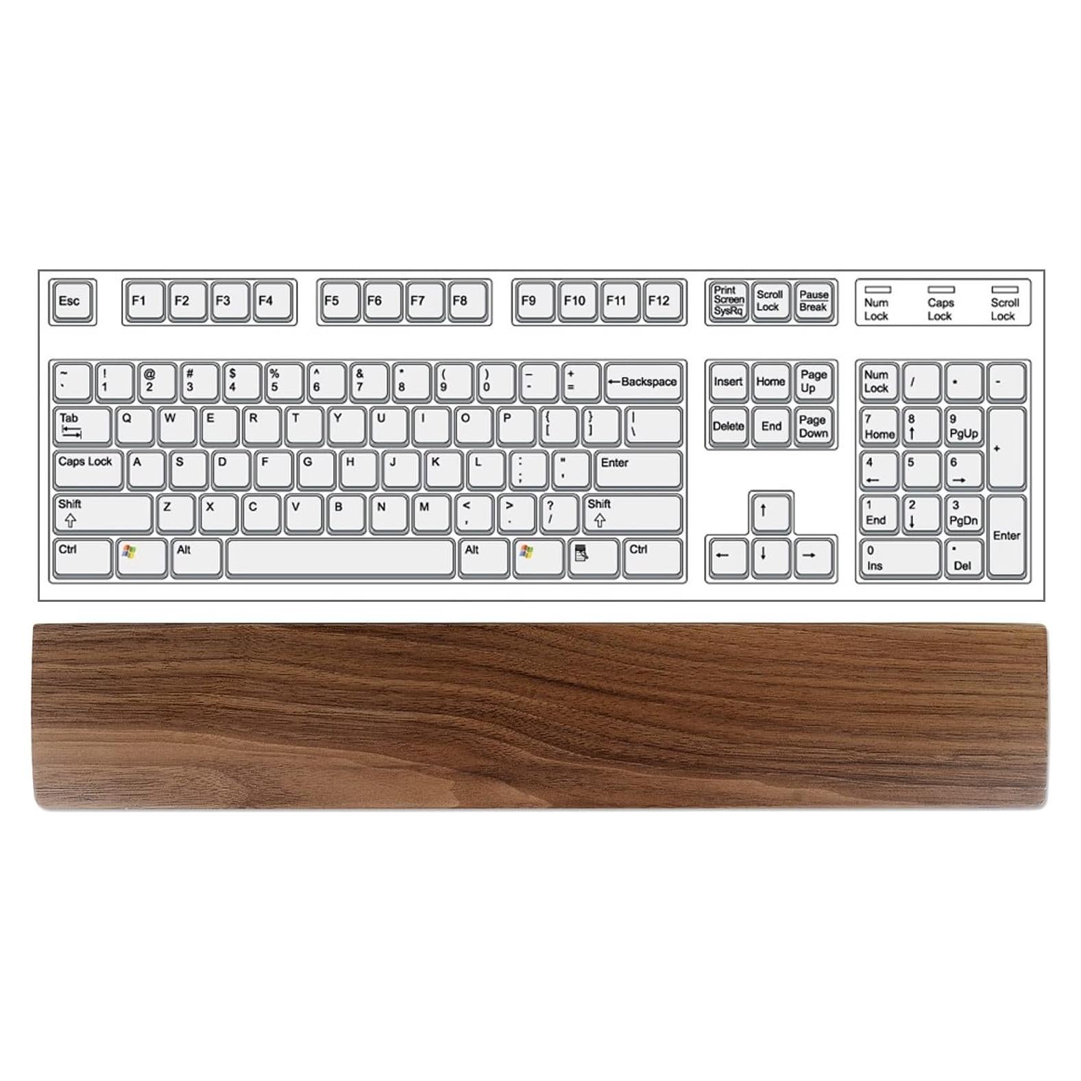 Reposamuñecas Ergonómico Linkidea para Teclado Mecánico 44x8cm