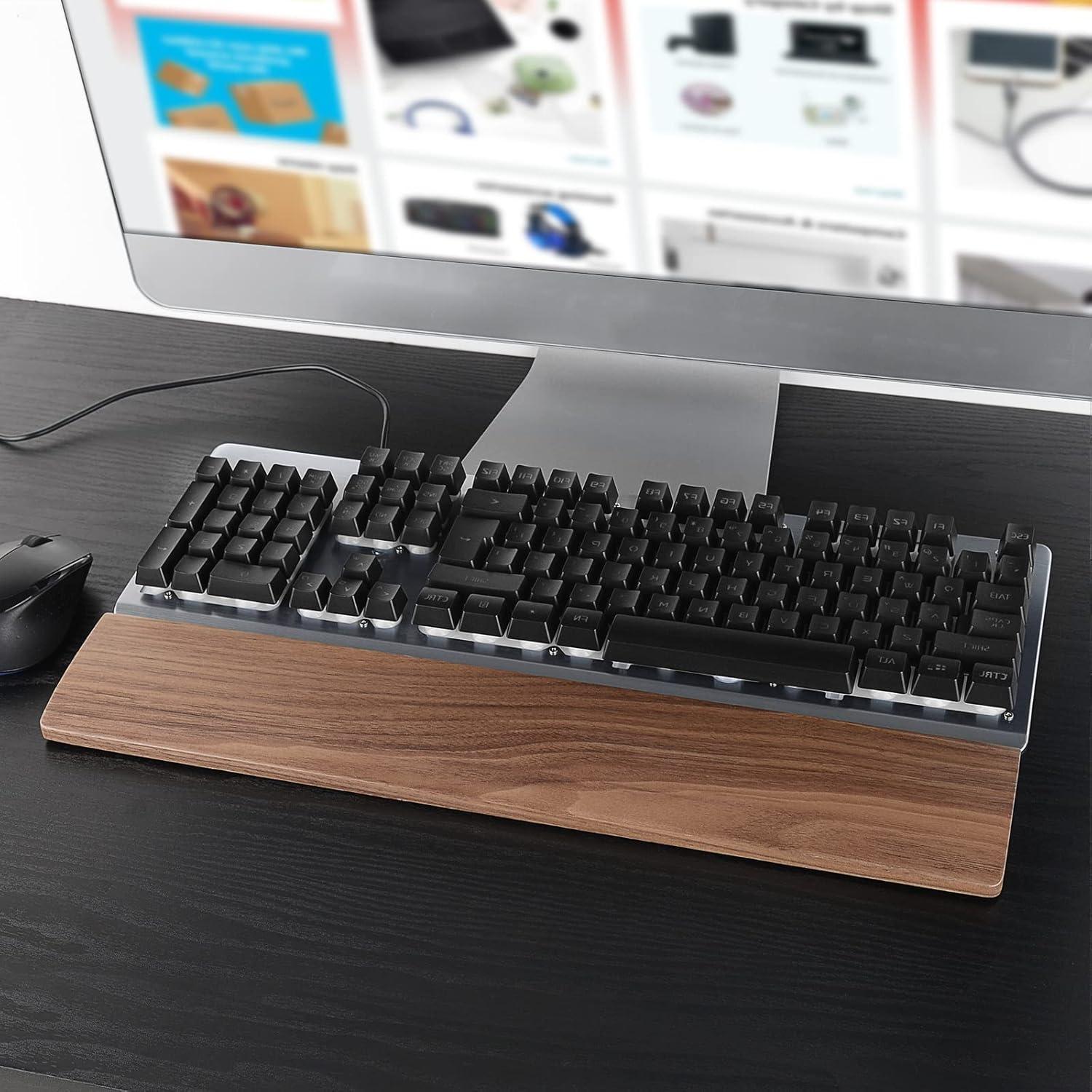 Reposamuñecas Ergonómico Linkidea para Teclado Mecánico 44x8cm