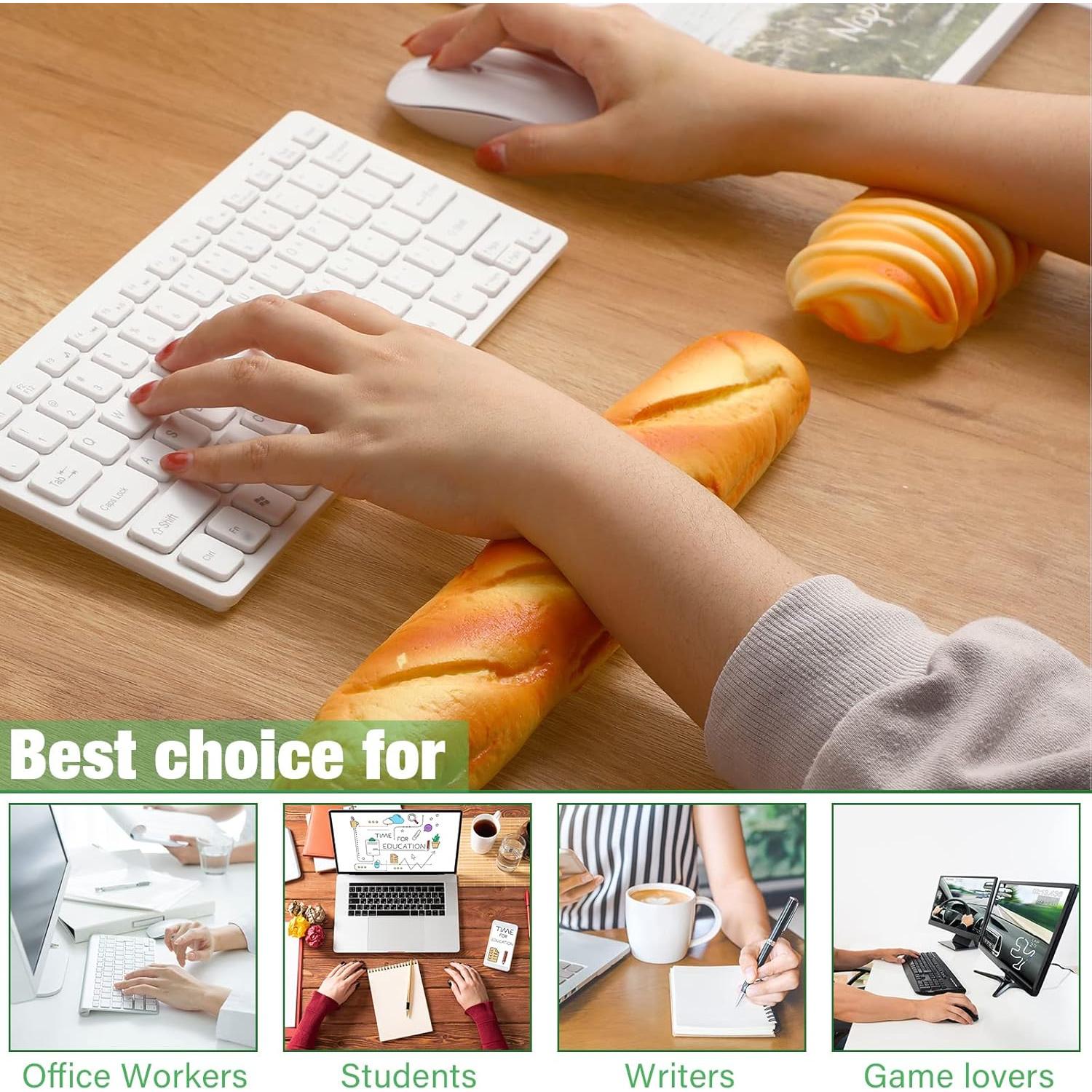 Almohadillas para Muñeca Flutesan 2 Piezas Ergonómicas Pan