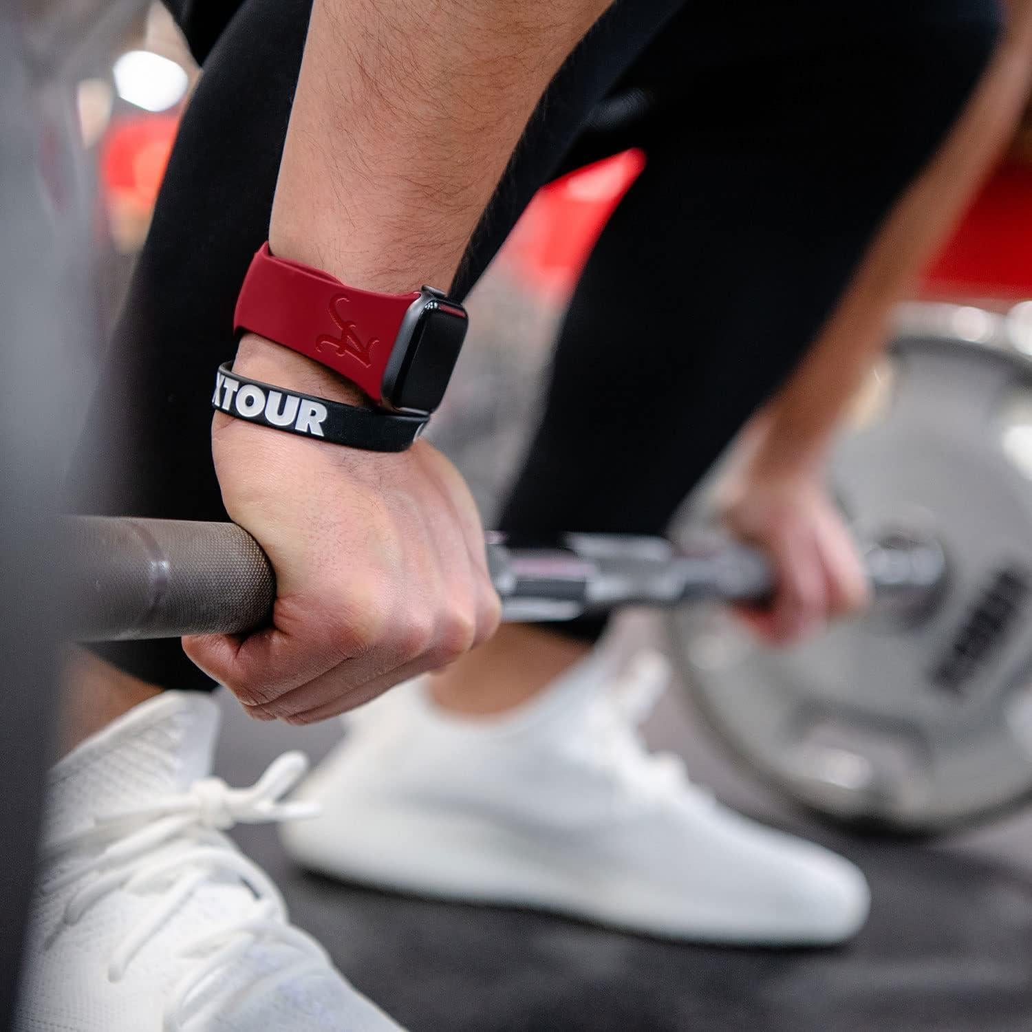 Banda de Silicona Alabama Crimson Tide para Apple Watch 42-45mm