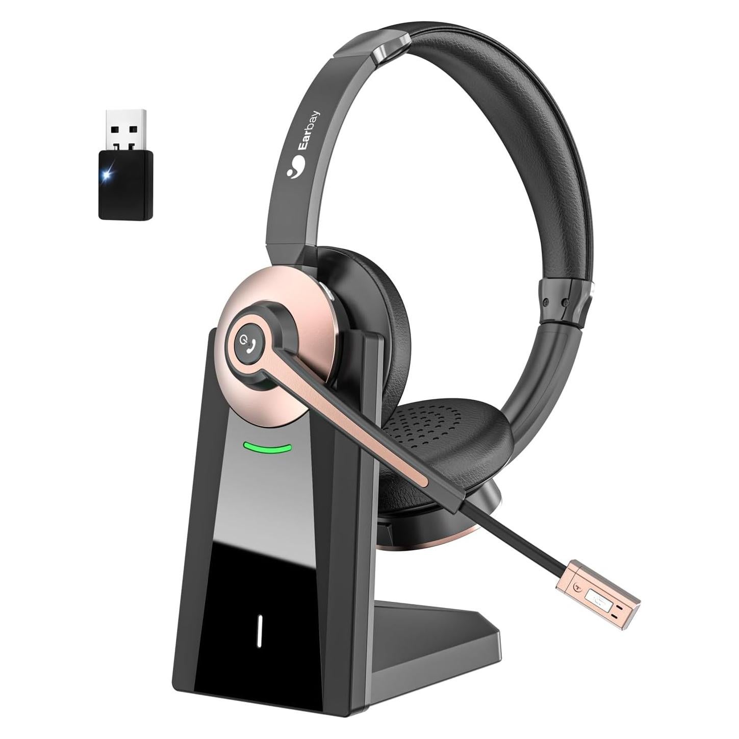 Auricular Inalámbrico Earbay BT786CD con Micrófono y Cancelación de Ruido