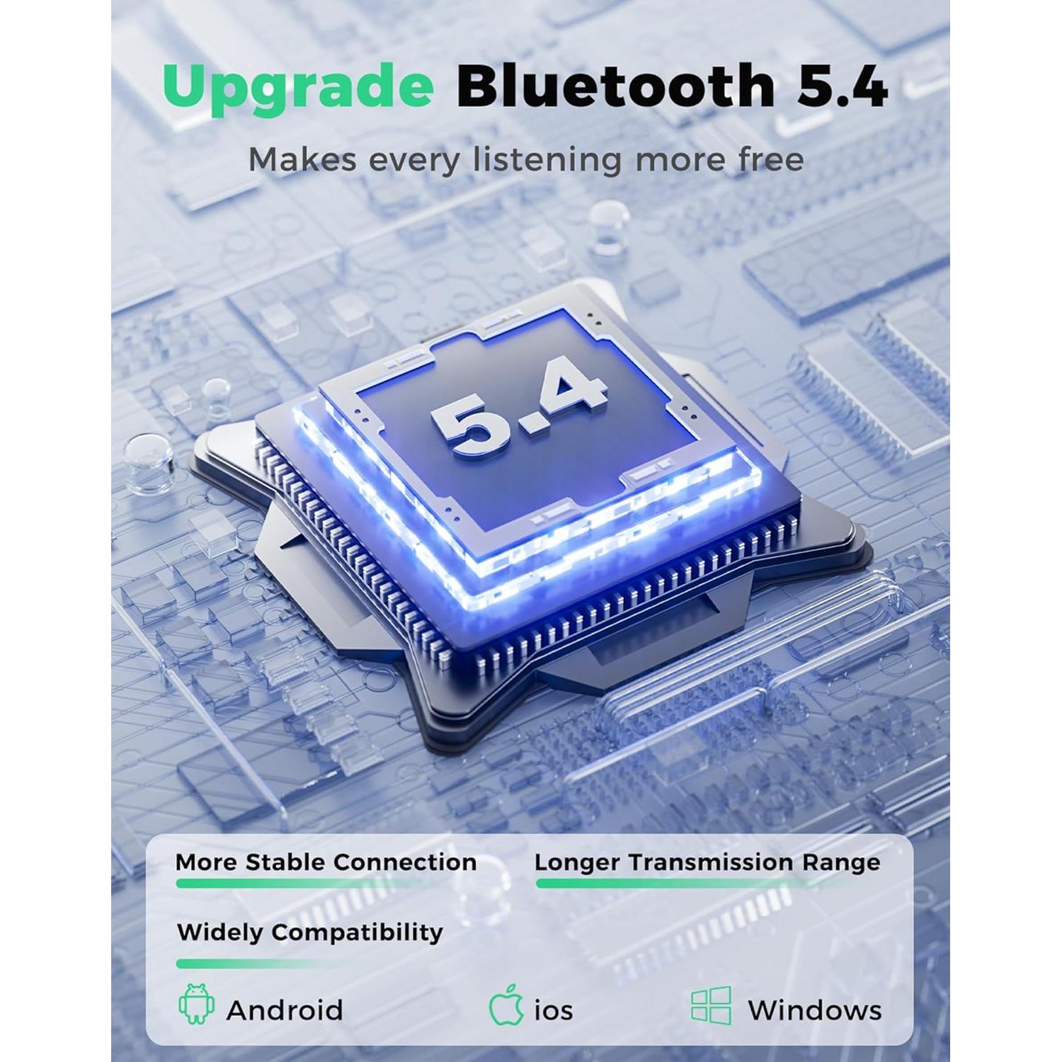 Auricular Bluetooth Eigsupia N18 Inalámbrico con Estuche Carga