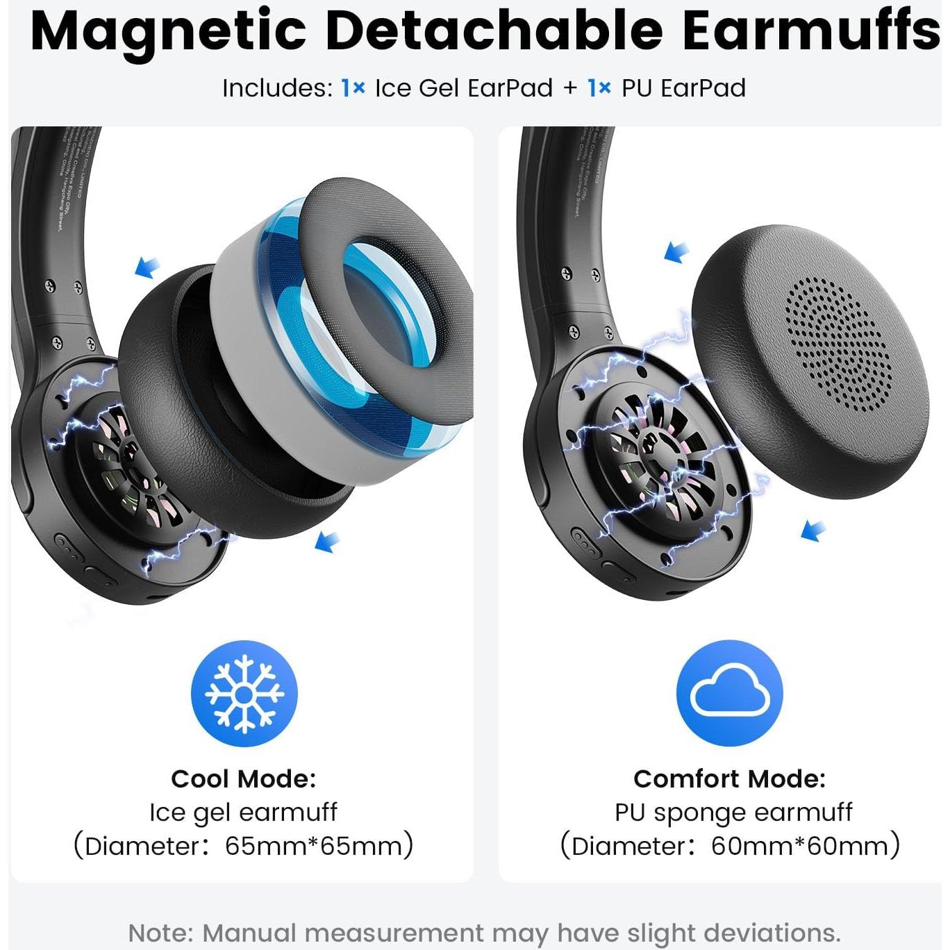 Auriculares Inalámbricos EKSA H3 Bluetooth 5.4 con Micrófono