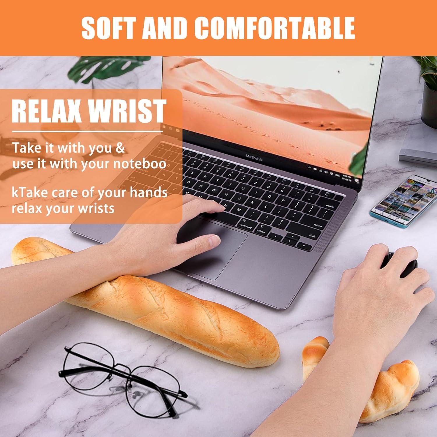 Soporte de muñeca para teclado y ratón Bvya Iris132 suave