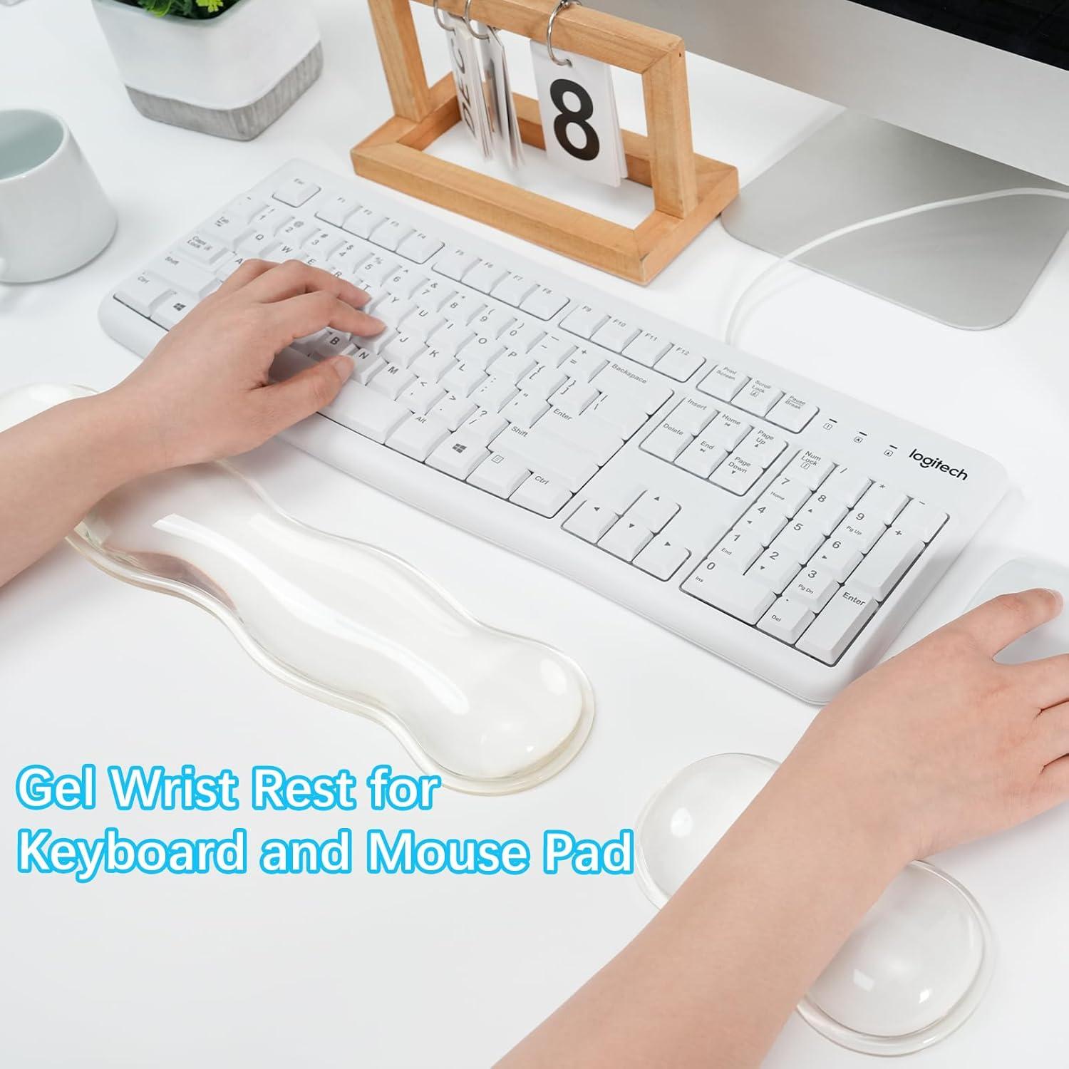 Reposamuñecas de Gel Ergonómico Mosiso para Teclado y Ratón