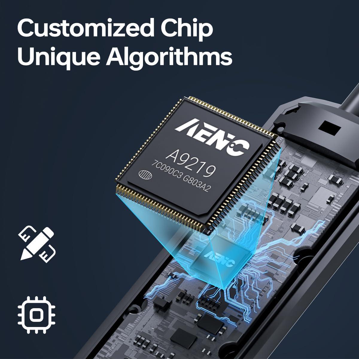 Auricular con cable Blucalm UCH30 USB con micrófono y cancelación de ruido