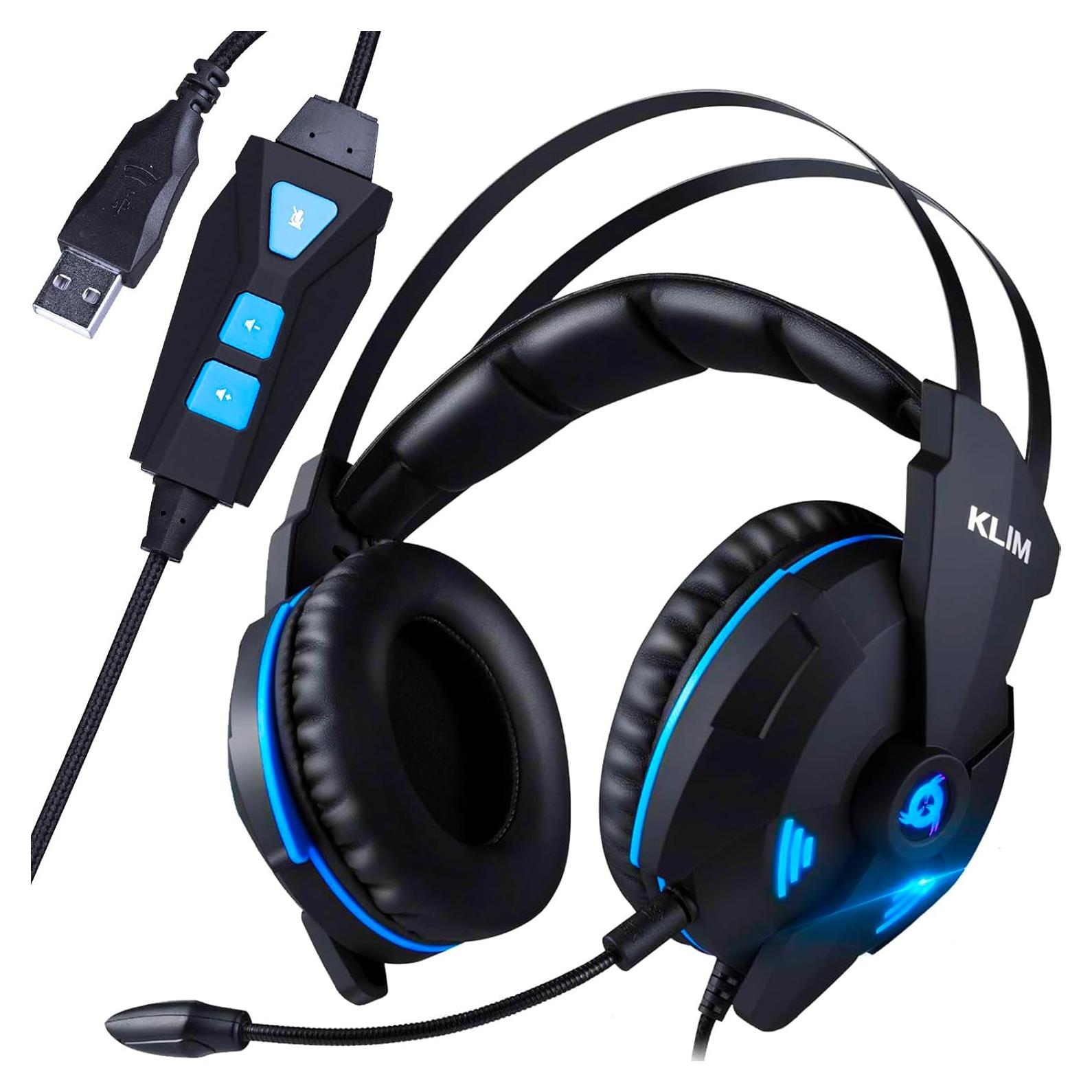 Auriculares Gaming KLIM Impact USB 7.1 - Cancelación de Ruido
