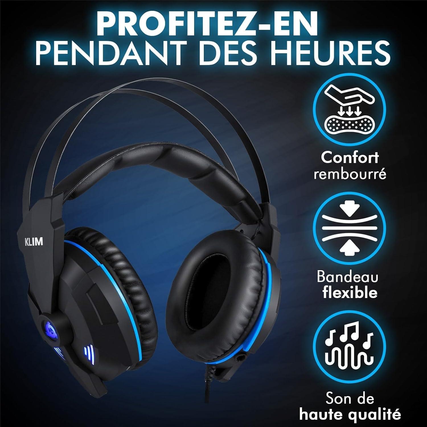 Auriculares Gaming KLIM Impact USB 7.1 - Cancelación de Ruido