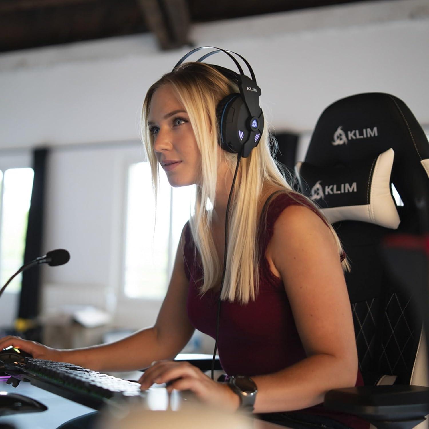 Auriculares Gaming KLIM Impact USB 7.1 - Cancelación de Ruido