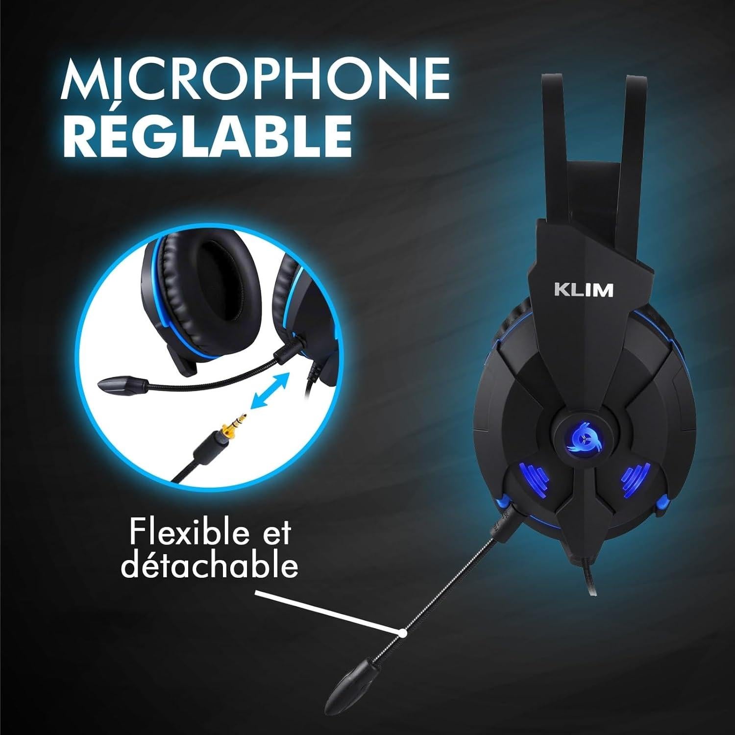 Auriculares Gaming KLIM Impact USB 7.1 - Cancelación de Ruido