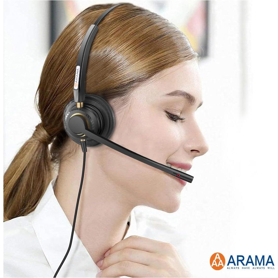 Auricular de Teléfono Arama RJ-800S Mono con Micrófono