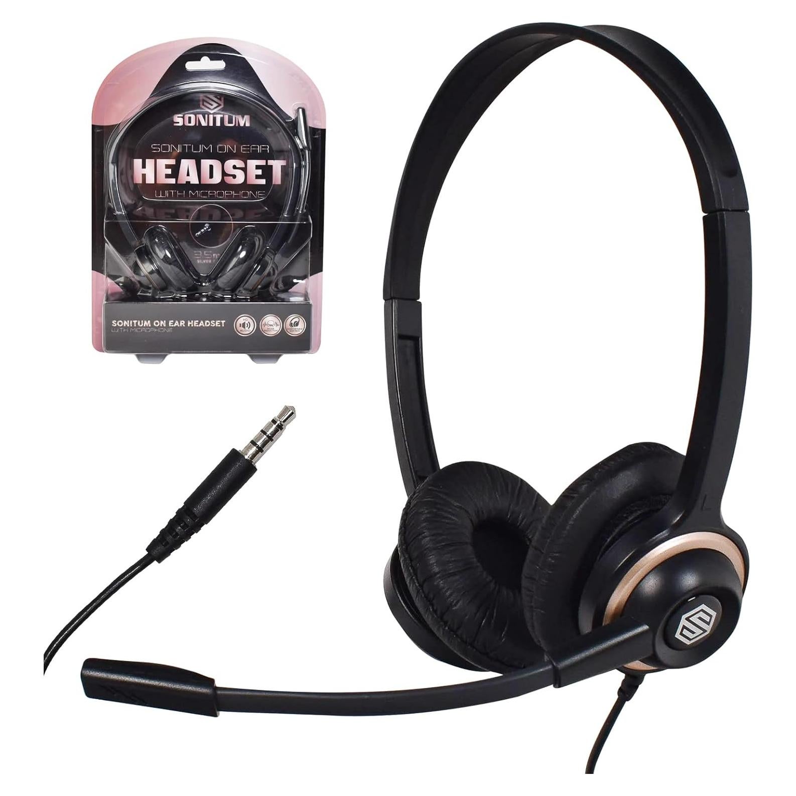 Auriculares Sonitum PC01 con Micrófono - Paquete de 10 - Cancelación de Ruido