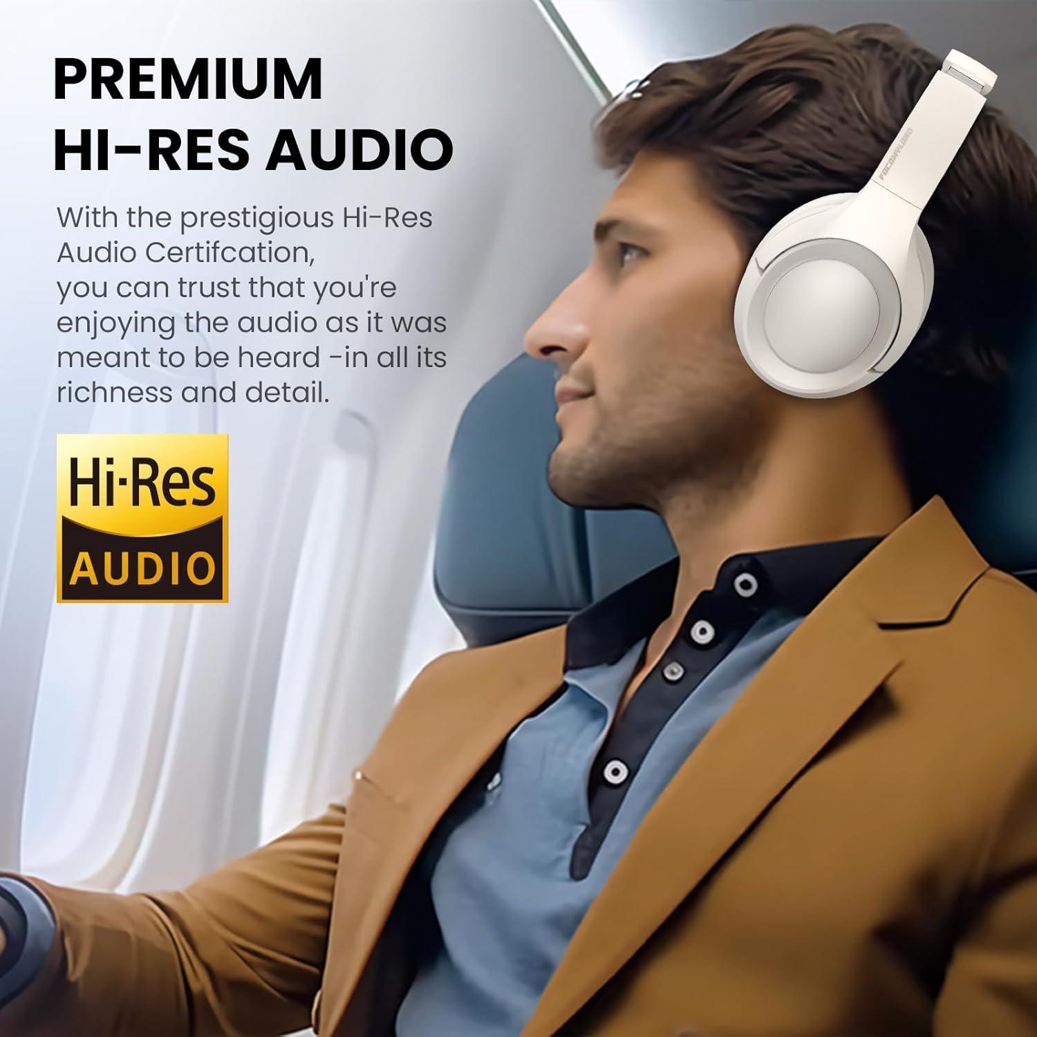 Auriculares Inalámbricos FocoMyLord L50 ANC, 80H, Bluetooth 5.4