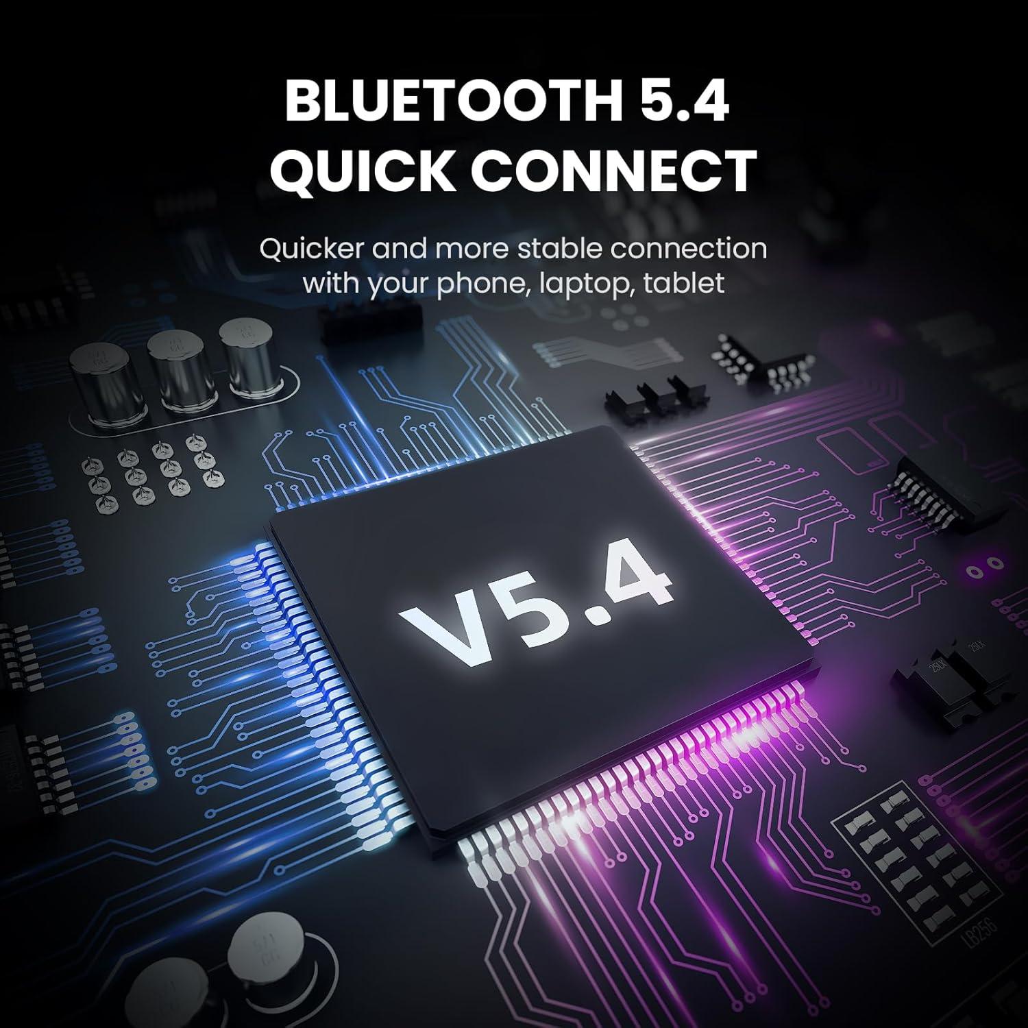 Auriculares Inalámbricos FocoMyLord L50 ANC, 80H, Bluetooth 5.4