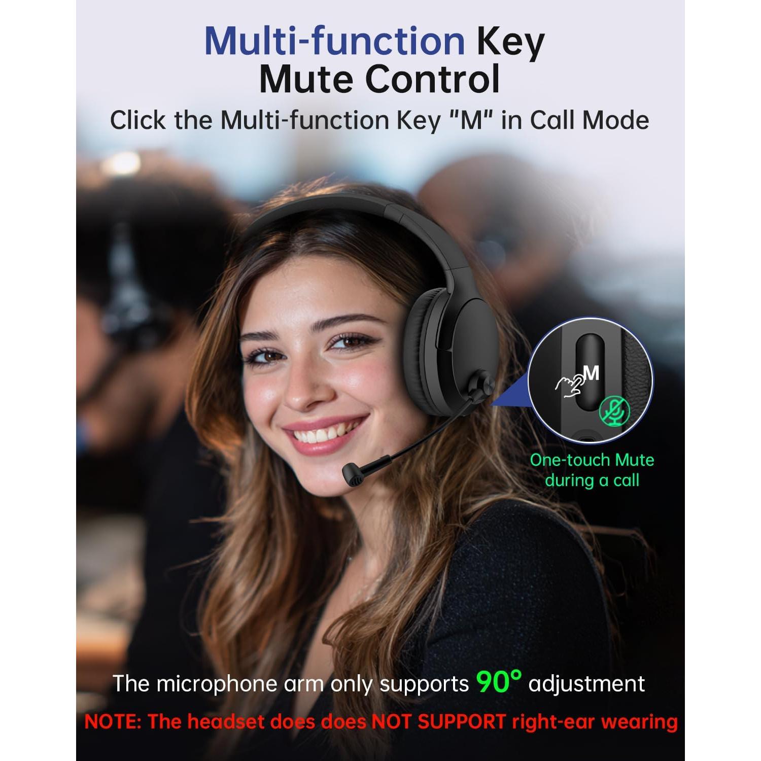 Auricular Inalámbrico Masajoy BT9945 con Micrófono AI - 40H