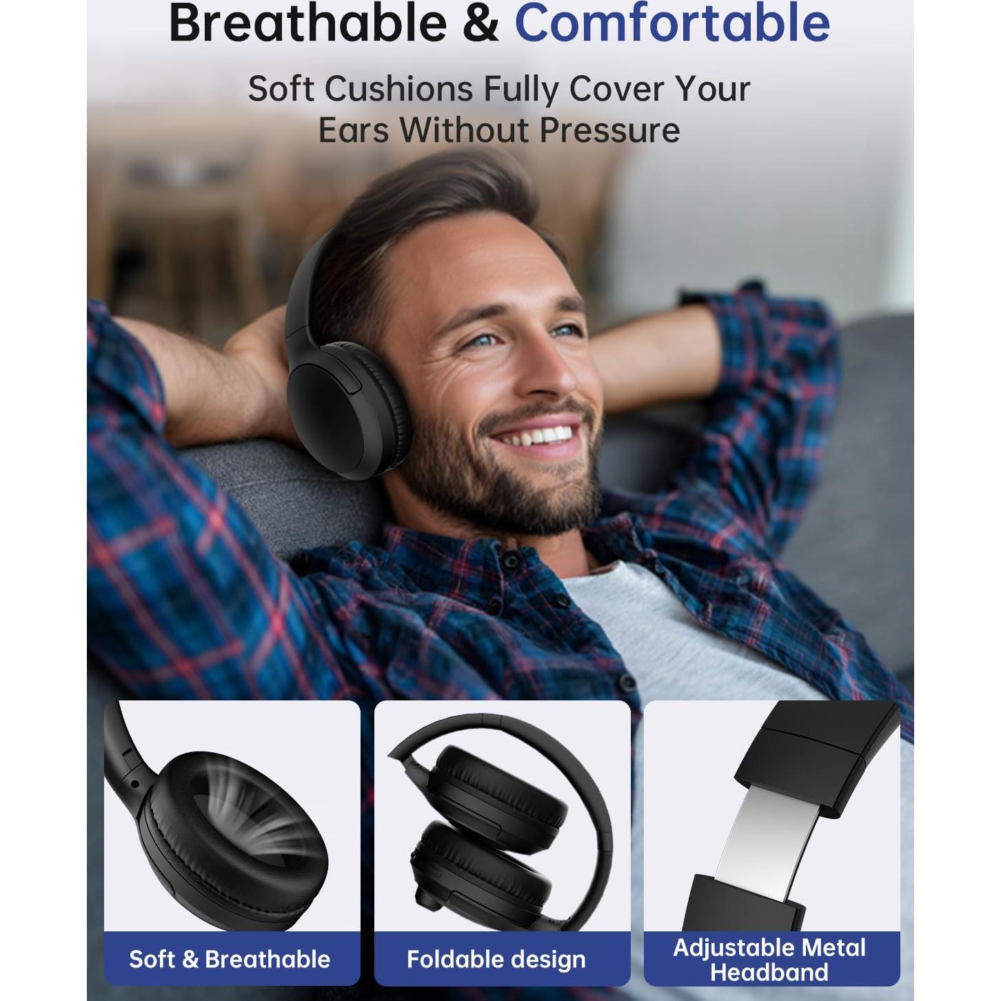 Auricular Inalámbrico Masajoy BT9945 con Micrófono AI - 40H