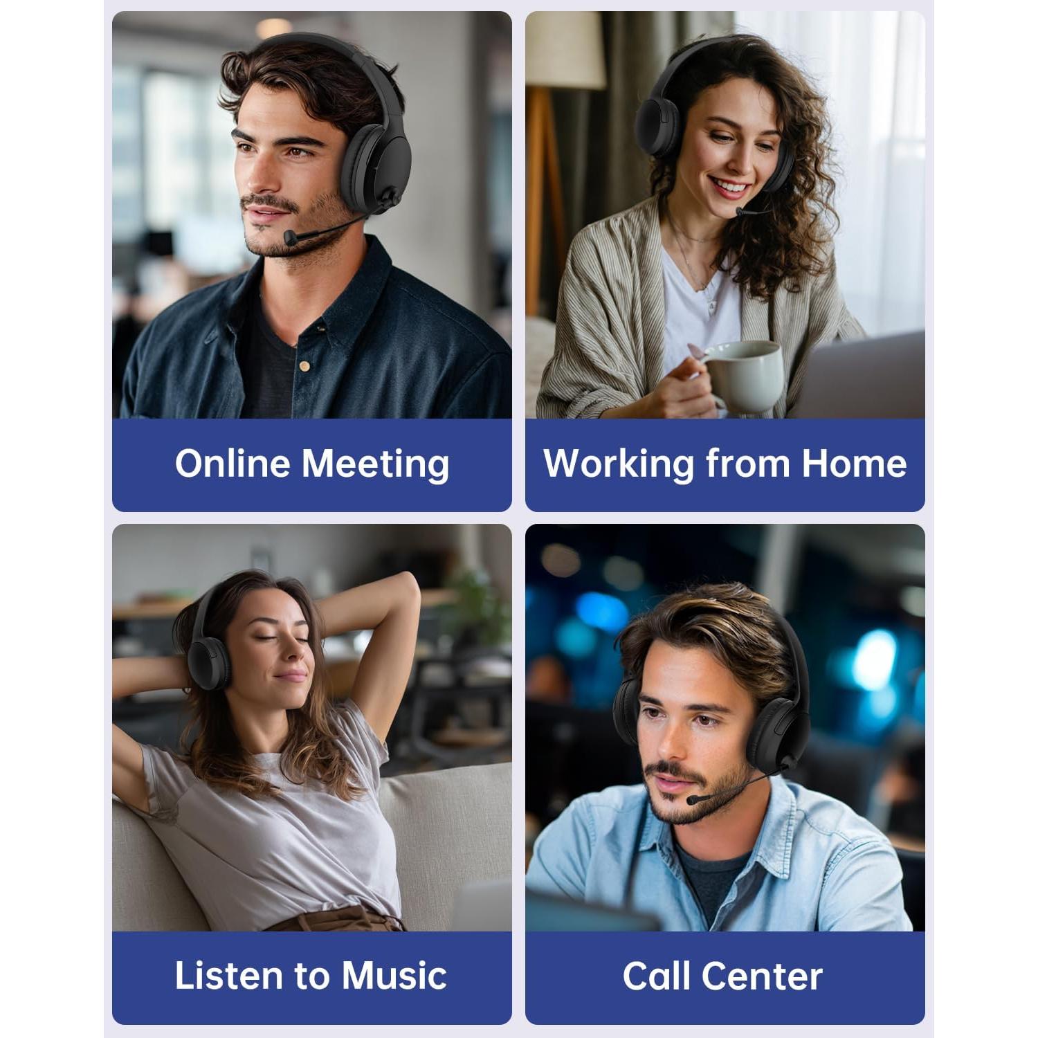 Auricular Inalámbrico Masajoy BT9945 con Micrófono AI - 40H