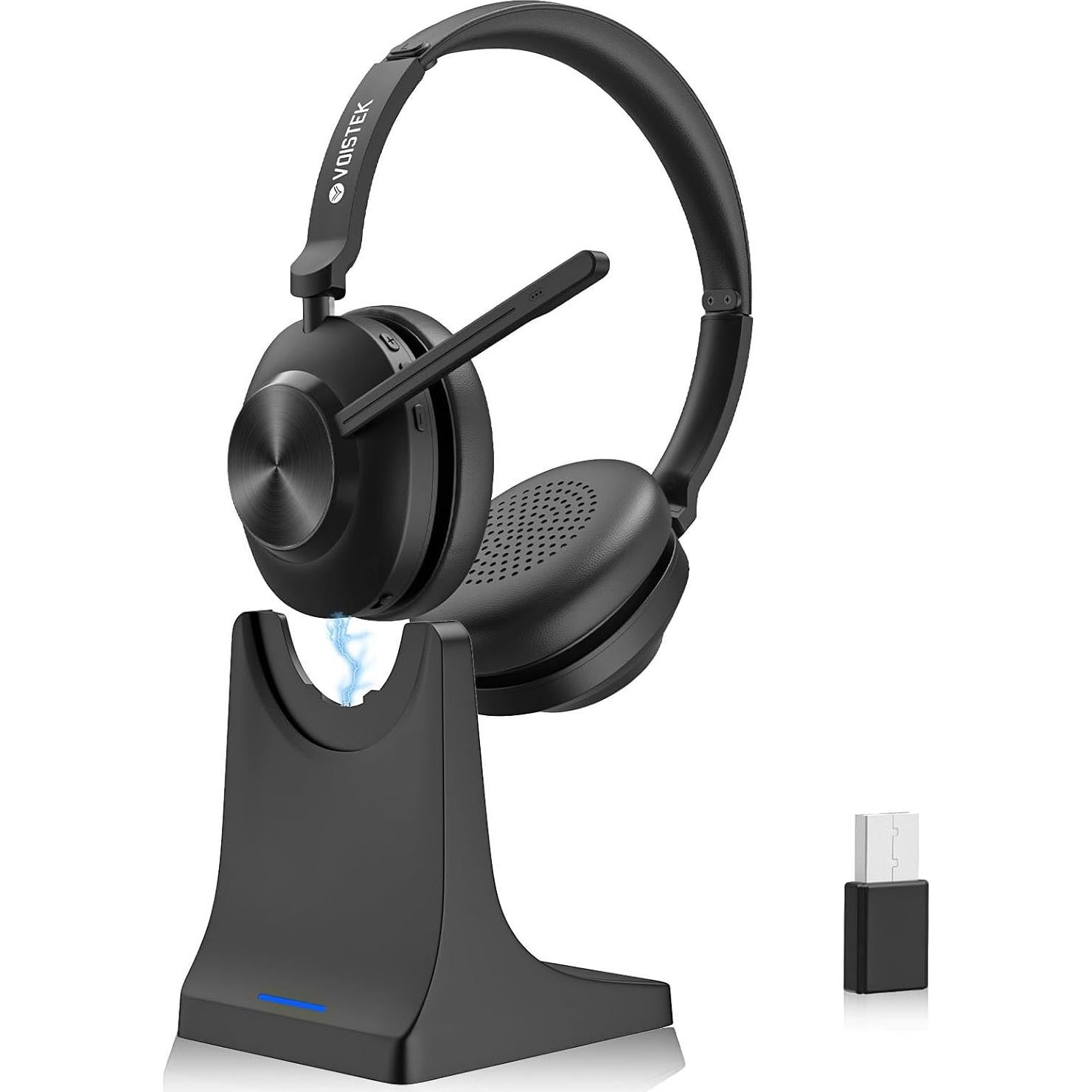 Auricular Inalámbrico Voistek VS888BTC con Micrófono y Cancelación de Ruido