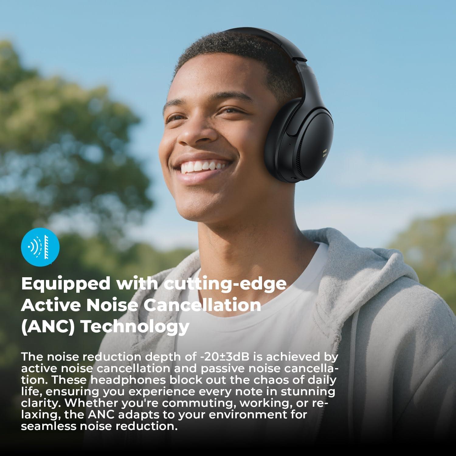 Auriculares Bluetooth 5.3 Havit NC01 con ANC y 50H de batería