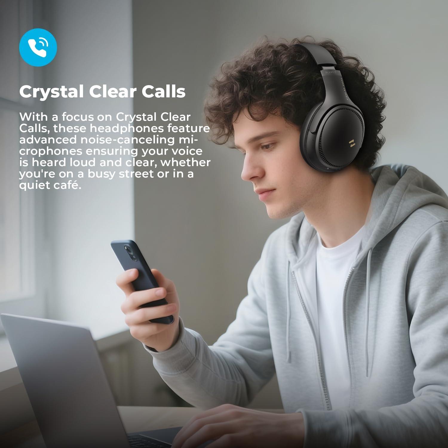 Auriculares Bluetooth 5.3 Havit NC01 con ANC y 50H de batería