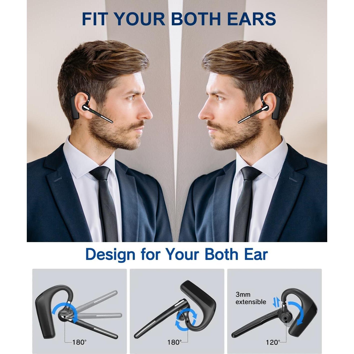 Auricular Bluetooth Kendir G6 Inalámbrico con Cancelación de Ruido