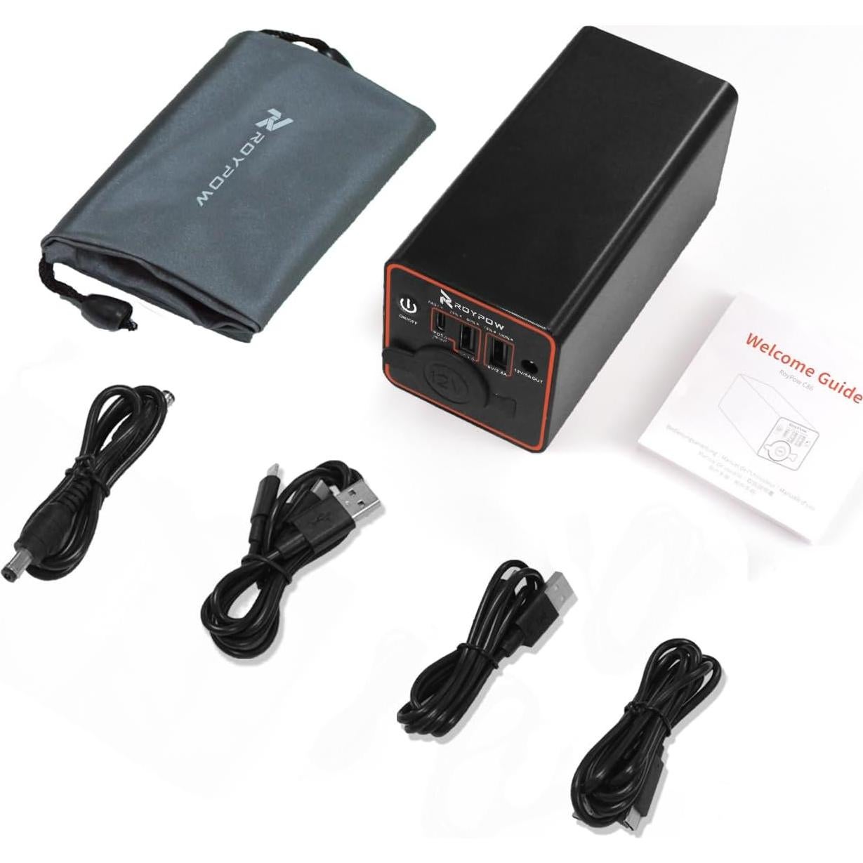 Cargador Portátil RoyPow 30W PD 86.58Wh para Laptop y Móvil