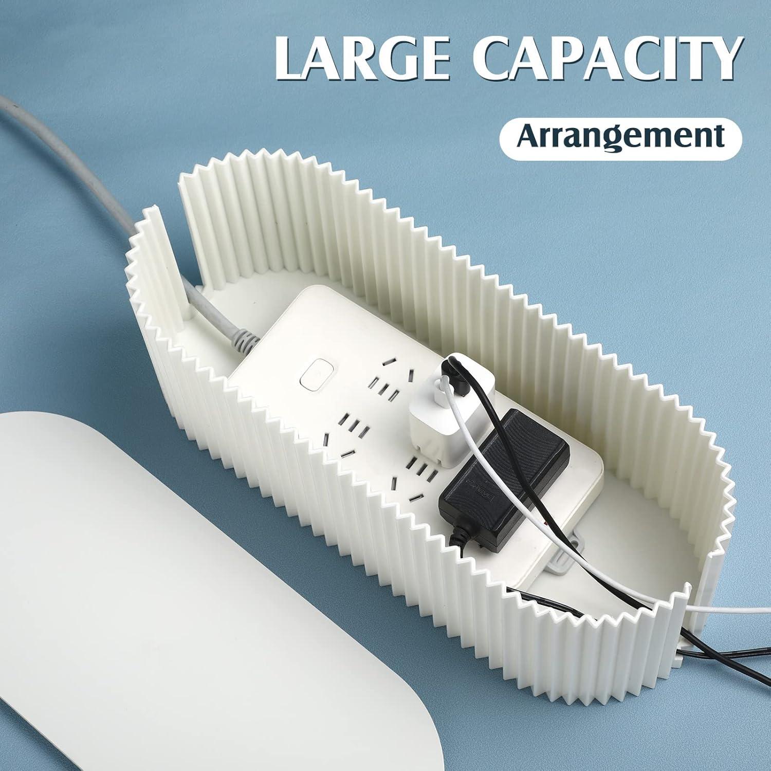 Caja Organizadora de Cables Marsui 2 Pcs con 48 Accesorios