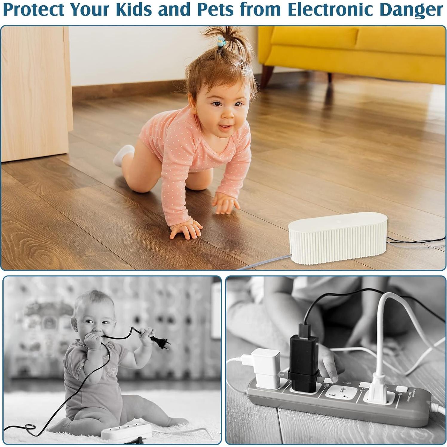 Caja Organizadora de Cables Marsui 2 Pcs con 48 Accesorios