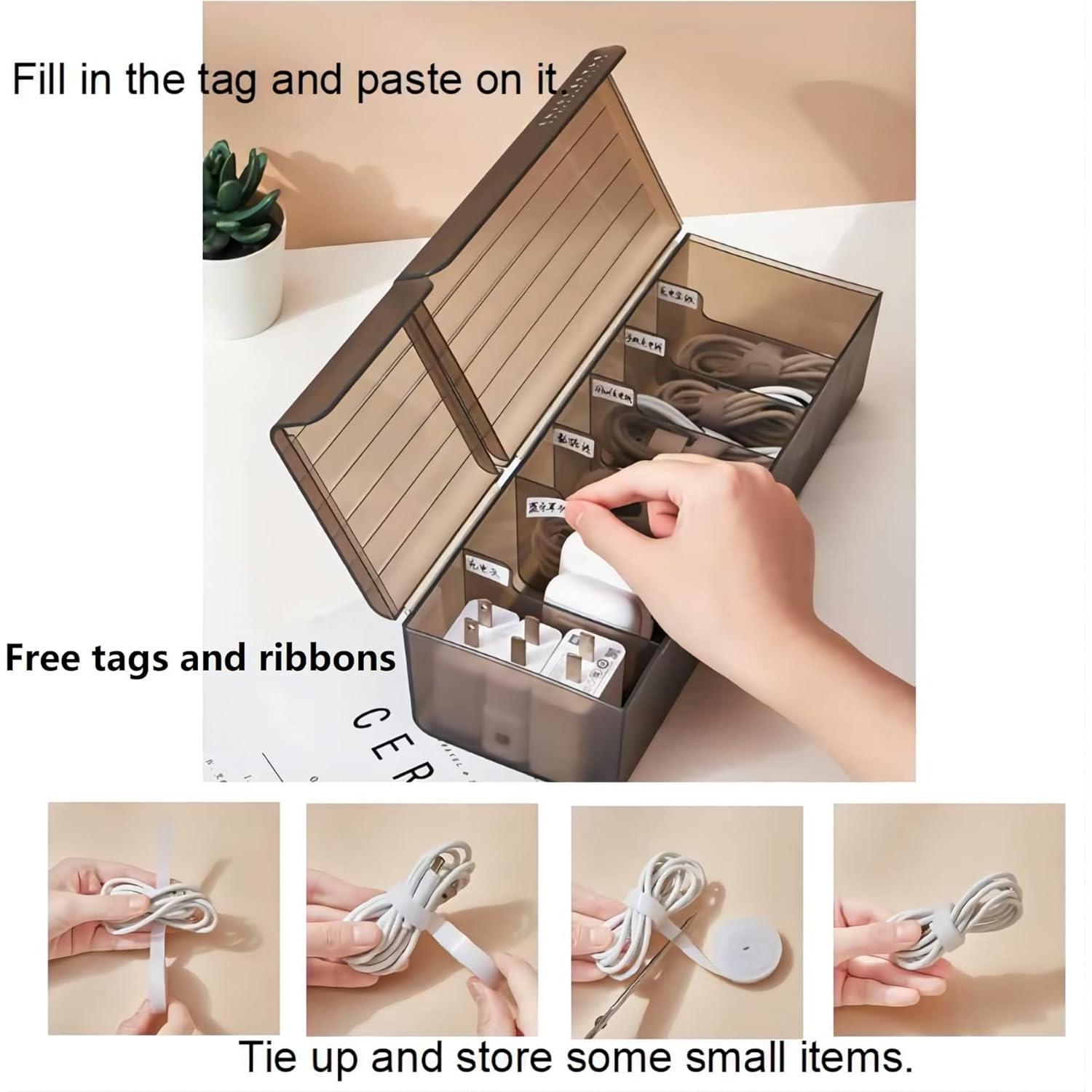 Caja Organizadora de Cables Suugly DCbox 7 Compartimentos Verde