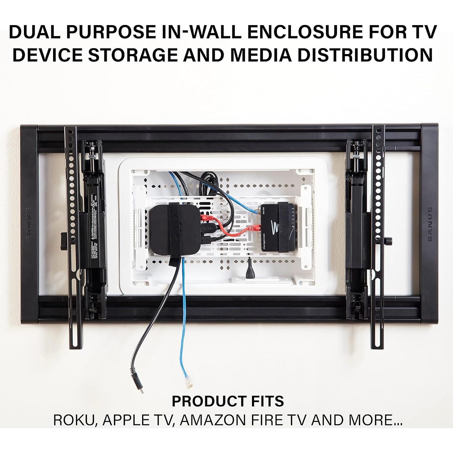 Caja de Medios de Pared On-Q ENP0905NAV1, 23 cm, Blanco